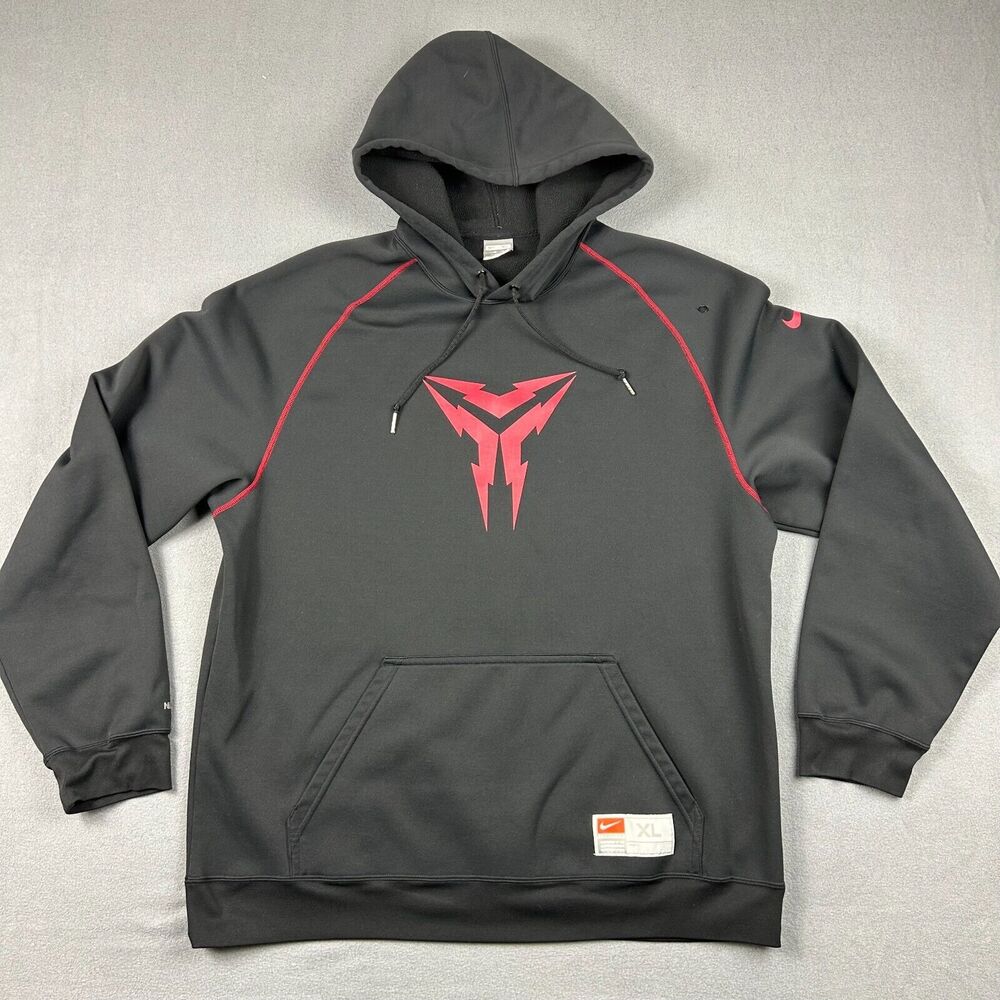 Nike Kobe Bryant Hoodie Size XL Dri Fit Black Red‎ Hooded Sweatshirt Rare